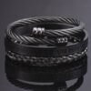 Ensemble de 3 Bracelets pour Hommes, Design Classique et Moderne