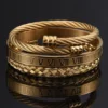 Bracelet avec Numéros Romains en Acier Inoxydable pour Hommes