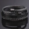 Bracelet avec Numéros Romains en Acier Inoxydable pour Hommes