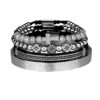 Ensemble de 4 Bracelets en Acier avec Inscriptions Bibliques pour Hommes