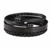 Bracelet avec Numéros Romains en Acier Inoxydable pour Hommes