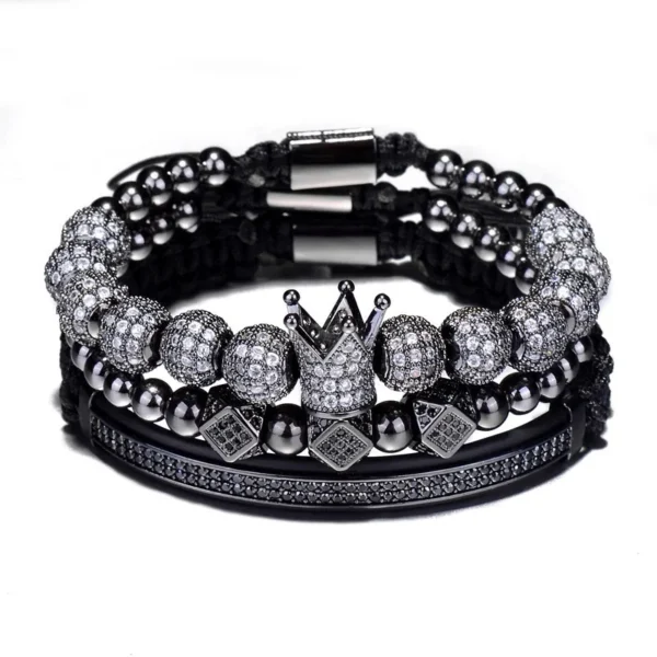 HTB1MKClayLxK1Rjy0Ffq6zYdVXa6.webp Bracelet Hip-Hop de Luxe avec Charme CZ pour Hommes