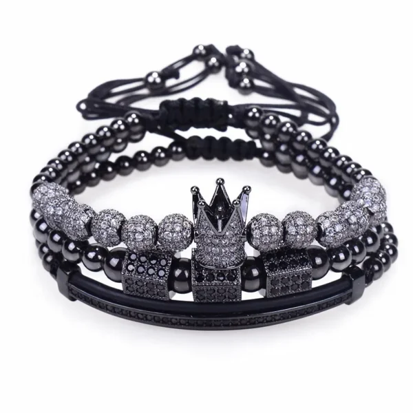 HTB1iuKwasnrK1RkHFrdq6xCoFXa9.webp Bracelet Hip-Hop de Luxe avec Charme CZ pour Hommes