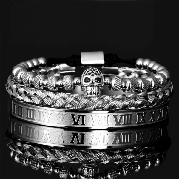 Hed3d653af8284683a828fe2da19100b18.webp Bracelet Crâne pour Homme