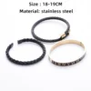 Trio de Bracelets Classiques pour Hommes, Corde en Chanvre et Acier Inoxydable
