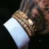 Trio de Bracelets Charme Royal, Micro Pavé CZ, pour Hommes
