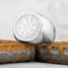 Bague Viking Arbre de Vie et Boussole en Acier Inoxydable