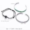 Ensemble de Bracelets avec Numéro Romain et Pierre Naturelle