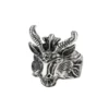 Bague de Style Punk avec Têtes d'Animaux pour Homme
