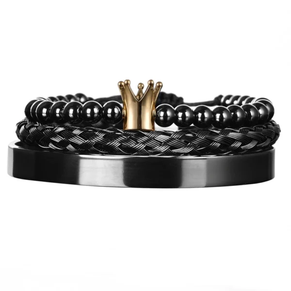 Sb9705bbc7fa34370a09d8edf8dc10b42N.webp Bracelet Tressé Fait Main de Design Nouveau pour Homme