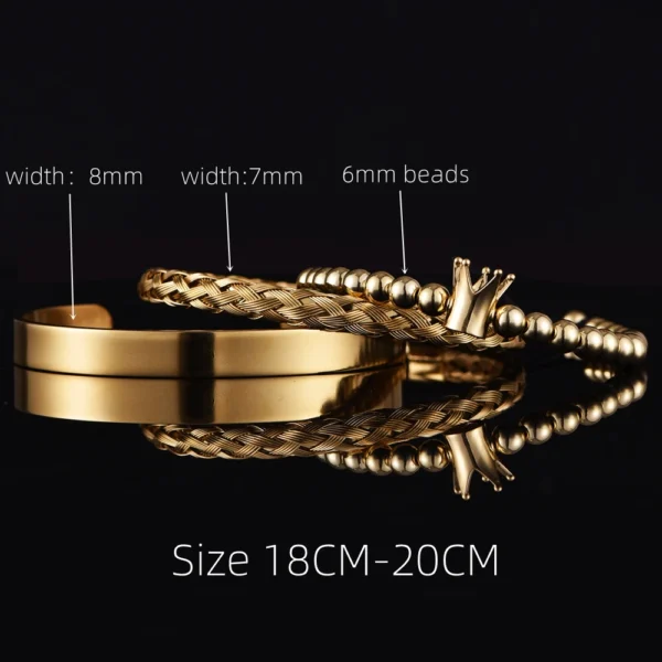 Sce39e3e1a1f64c7b99163e08a77ee288B-2.webp Bracelet Tressé Fait Main de Design Nouveau pour Homme