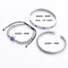 Bracelet Royal Charm avec Couronne CZ Bleue pour Homme