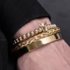 Bracelet Tressé Fait Main de Design Nouveau pour Homme