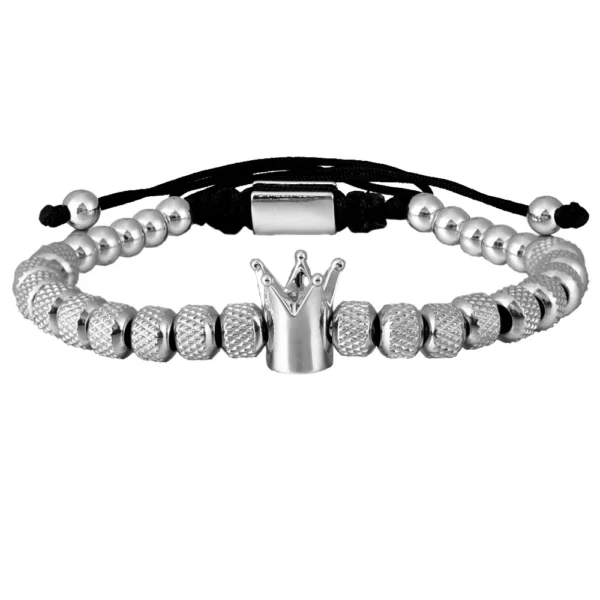H2341d773c51a4d5a9dc37c57119b302bu-2.webp Luxury Crown Men Bracelet 316L Stainless Steel Bracelet Banlge Titanium Steel Gold Color Bracelet Adjust Size Men Jewelry Gift