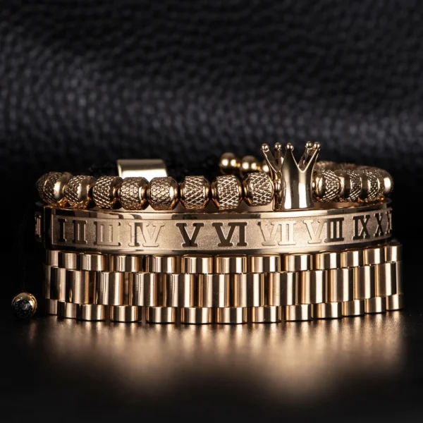 H2601fe2b9d7042e5a40575cef23f903aH-6.webp Luxury Crown Roman Numeral Bracelet 12mm Watch Band Stainless Steel Dudes Rollie Hip Hop Macrame Bracelet Wristbands Men Jewelry