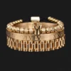 Luxury Crown Roman Numeral Bracelet 12mm Watch Band Stainless Steel Dudes Rollie Hip Hop Macrame Bracelet Wristbands Men Jewelry