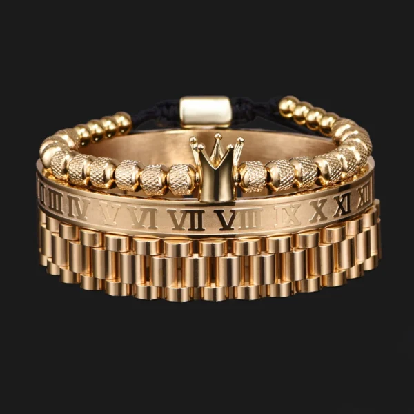 Ha696824302524441a7db7db210804c6cZ-6.webp Luxury Crown Roman Numeral Bracelet 12mm Watch Band Stainless Steel Dudes Rollie Hip Hop Macrame Bracelet Wristbands Men Jewelry