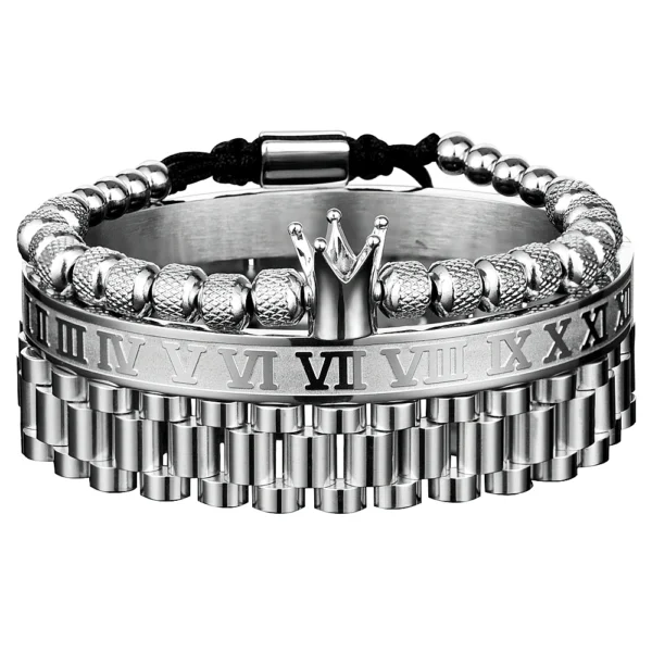 Hf7ce7c061f744f22bbbbde7198df2670Y.webp Luxury Crown Roman Numeral Bracelet 12mm Watch Band Stainless Steel Dudes Rollie Hip Hop Macrame Bracelet Wristbands Men Jewelry