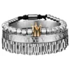 Luxury Crown Roman Numeral Bracelet 12mm Watch Band Stainless Steel Dudes Rollie Hip Hop Macrame Bracelet Wristbands Men Jewelry