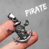 Pirate Skull Anchor Men Necklaces Stainless Steel Pendant Chain Women Fashion Jewelry Punk New In Accessories Gifts Wholesale