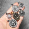 Compass Amulets Men Necklaces Stainless Steel Pendant Chain Women Fashion Jewelry Punk New In Accessories Gifts Wholesale
