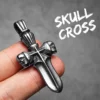 Cross Skull Sword Men Necklaces Stainless Steel Pendant Chain Women Fashion Jewelry Punk New In Accessories Gifts Wholesale