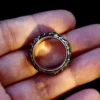 BEIER 2024 New Fashion 316L Stainless Steel Punk Spinning Skull Ring Unique Men's Ring Biker Gothic Jewelry