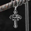 Satan Cross Men Necklaces Stainless Steel Pendant Chain Women Fashion Jewelry Punk Amulets New In Accessories Gifts Wholesale