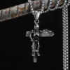 Jesus Skull Cross Men Necklaces Stainless Steel Pendant Chain Women Fashion Jewelry Punk New In Accessories Gifts Wholesale
