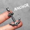 Simple Retro Anchor Men Necklaces Stainless Steel Pendant Chain Women Fashion Jewelry Punk New In Accessories Gifts Wholesale