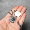 Simple Compass Amulets Men Necklaces Stainless Steel Pendant Chain Women Fashion Jewelry Punk New In Accessories Gifts Wholesale