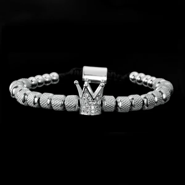 S4ae64bfdd48d457daeaf5345e86088eeR.webp Luxury Crown Men Bracelet 316L Stainless Steel Bracelet Banlge Titanium Steel Gold Color Bracelet Adjust Size Men Jewelry Gift