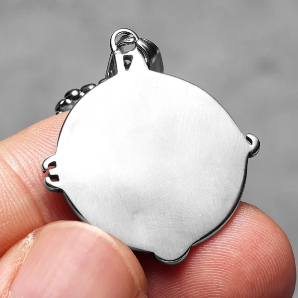 S5b6a9b69ec7c4a6b9dc955ba6193c819w.webp Simple Compass Amulets Men Necklaces Stainless Steel Pendant Chain Women Fashion Jewelry Punk New In Accessories Gifts Wholesale