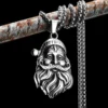 Merry Christmas Santa Claus Men Necklaces Stainless Steel Pendant Chain Women Fashion Jewelry Punk Accessories Gifts Wholesale