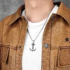 Simple Retro Anchor Men Necklaces Stainless Steel Pendant Chain Women Fashion Jewelry Punk New In Accessories Gifts Wholesale