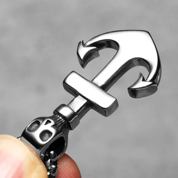 S7f83fceb04ea466d8d998aa690c09dd2h.webp Simple Skull Anchor Men Necklaces Stainless Steel Pendant Chain Women Fashion Jewelry Punk New In Accessories Gifts Wholesale