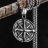 Compass Amulets Men Necklaces Stainless Steel Pendant Chain Women Fashion Jewelry Punk New In Accessories Gifts Wholesale