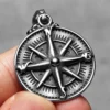 Compass Amulets Men Necklaces Stainless Steel Pendant Chain Women Fashion Jewelry Punk New In Accessories Gifts Wholesale