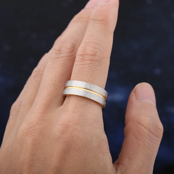 S9658a0479aa941e8bdeb5dd2a13aa106S.webp 2024 New 316L Stainless Steel Viking Runes Odin Ring For Man Women Fashion Anels Gold Colour Fashion Jewelry us size 7 to 13