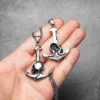 Skull Anchor Amulets Men Necklaces Stainless Steel Pendant Chain Women Fashion Jewelry Punk New In Accessories Gifts Wholesale