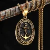 Anchor Simple Amulet Men Necklaces Stainless Steel Pendant Chain Women Fashion Jewelry Punk New In Accessories Gifts Wholesale