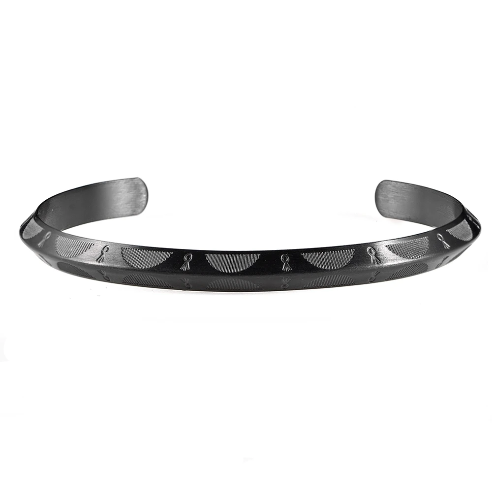 Stainless Steel Bangles For Women Men Classic Viking  Jewelry