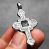 Satan Cross Men Necklaces Stainless Steel Pendant Chain Women Fashion Jewelry Punk Amulets New In Accessories Gifts Wholesale