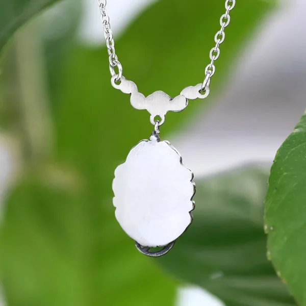 Sb5a22708f20e43199023991d6106f238B.webp Gothic Good Polished New Biker 316L Stainless Steel Cat And Flower Pendant Necklace For Man Women Vintage Jewelry