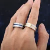 2024 New 316L Stainless Steel Viking Runes Odin Ring For Man Women Fashion Anels Gold Colour Fashion Jewelry us size 7 to 13