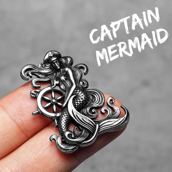 Sc5b30bfa3eb344b395282eed0b41af1fl.webp Mermaid Rudder Sailor Men Necklaces Stainless Steel Pendant Chain Women Fashion Jewelry Punk New In Accessories Gifts Wholesale
