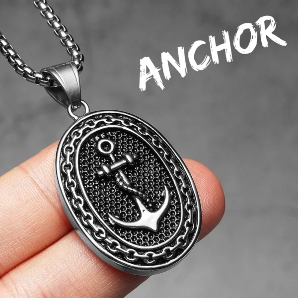 Scfecdf30c6854a7eb6b2c6f63132ce4ca.webp Anchor Simple Amulet Men Necklaces Stainless Steel Pendant Chain Women Fashion Jewelry Punk New In Accessories Gifts Wholesale