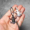 Pirate Skull Anchor Men Necklaces Stainless Steel Pendant Chain Women Fashion Jewelry Punk New In Accessories Gifts Wholesale