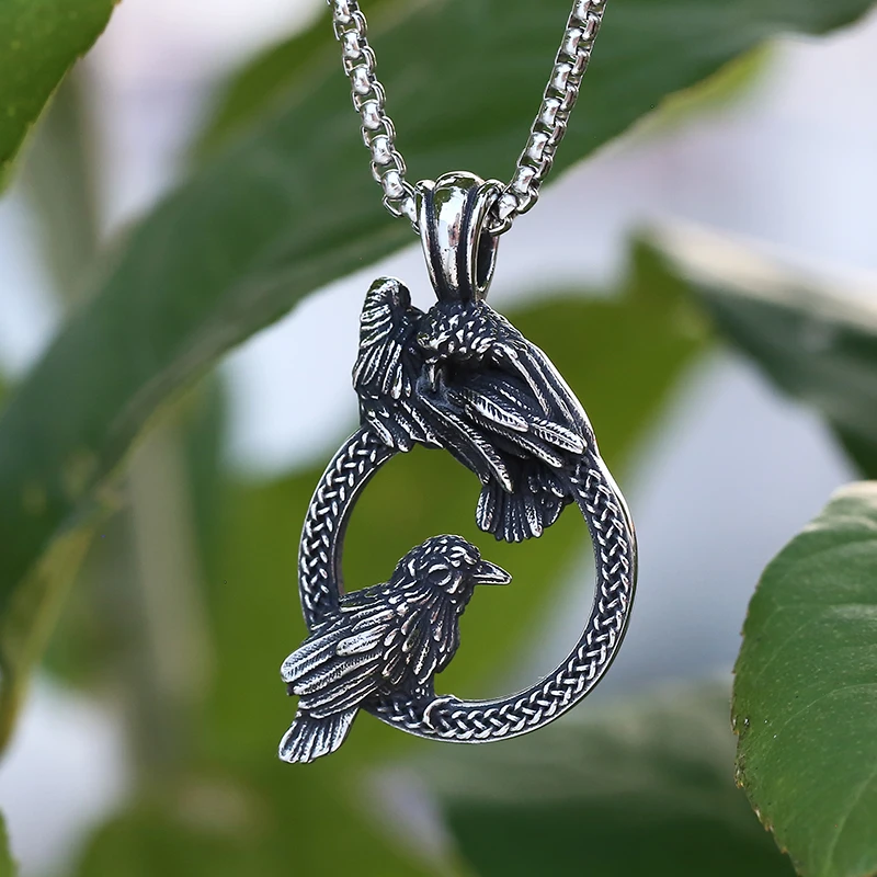 2024 New 316L Stainless Steel Unique Cross Round Snake Pendant Necklace For Man Women Boyfriend Gift Animal Jewelry