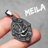 Anchor Mermaid Amulets Men Necklaces Stainless Steel Pendant Chain Women Fashion Jewelry Punk New In Accessories Gifts Wholesale